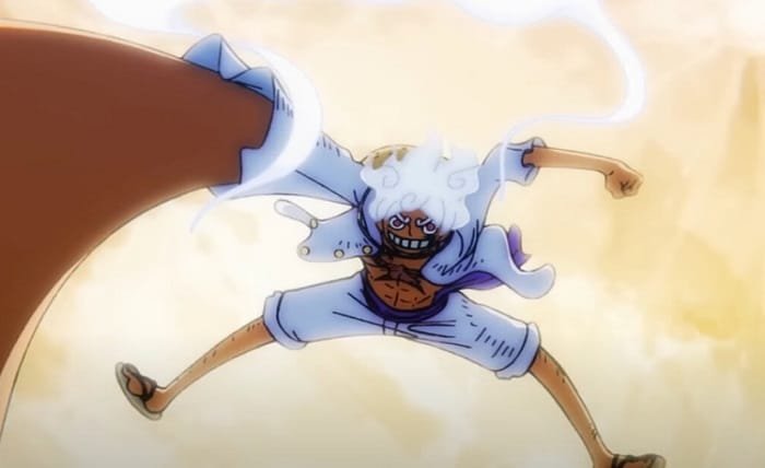 what episode does luffy use gear 5